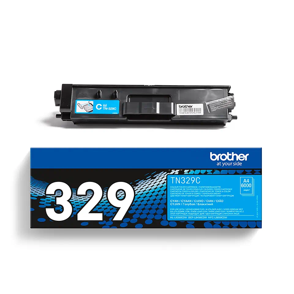 Brother TN329 Cartuccia Toner Originale Ciano - TN329C