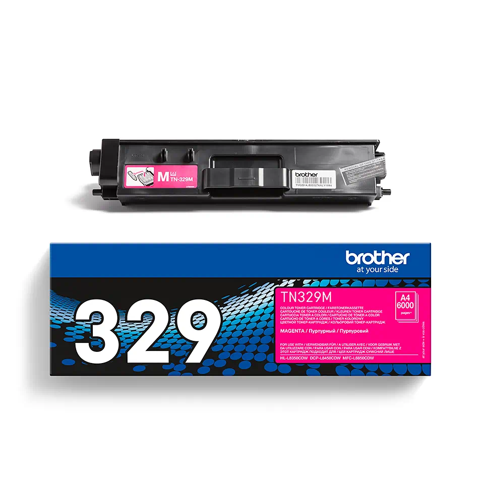 Brother TN329 Magenta Cartuccia Toner Originale - TN329M
