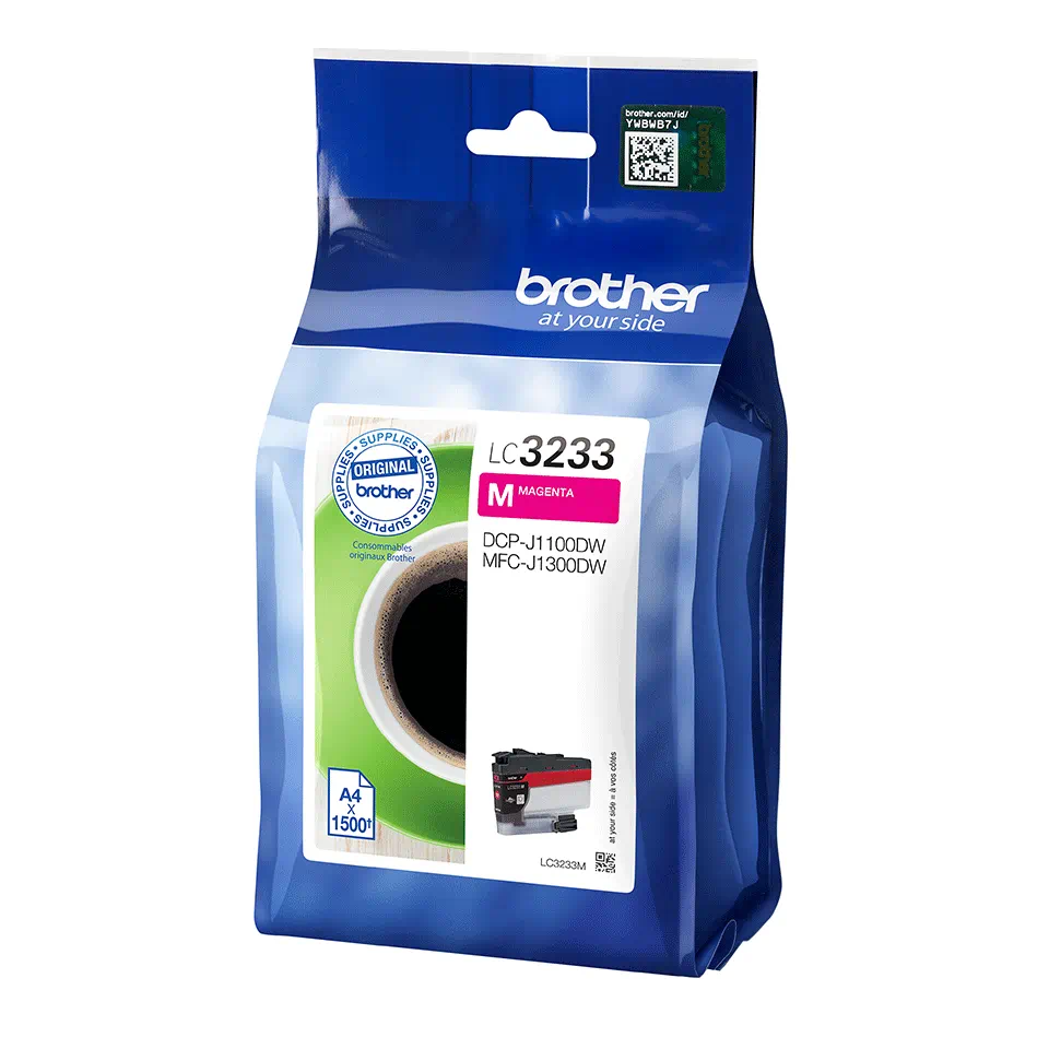 Brother LC3233 Magenta Cartuccia d'inchiostro Originale - LC3233M
