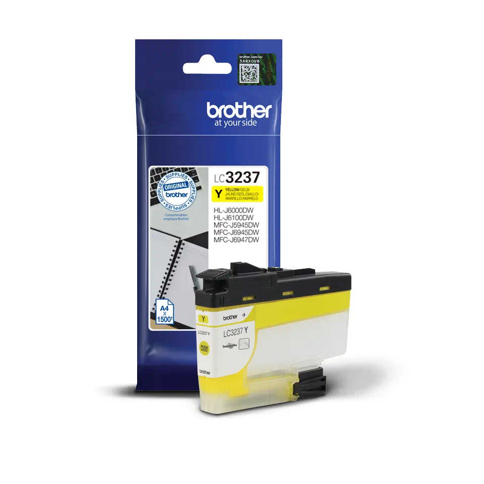 Brother LC3237 Cartuccia d'Inchiostro Originale Giallo - LC3237Y