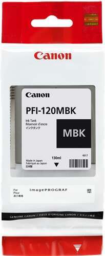 Cartuccia d'inchiostro Originale Canon PFI120 Nero Opaco - 2884C001