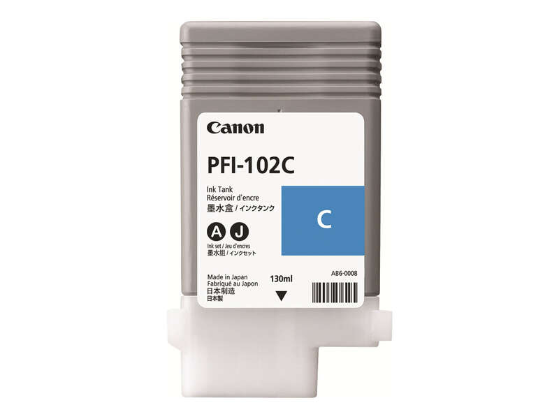 Cartuccia d'Inchiostro Originale Canon PFI102 Ciano - 0896B001