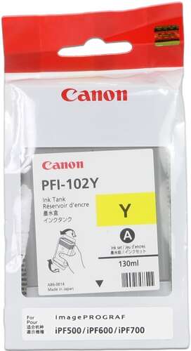 Canon PFI102 Cartuccia d'inchiostro Originale Giallo - 0898B001