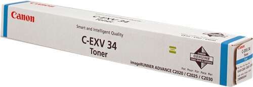 Canon CEXV34 Cartuccia Toner Originale Ciano - 3783B002
