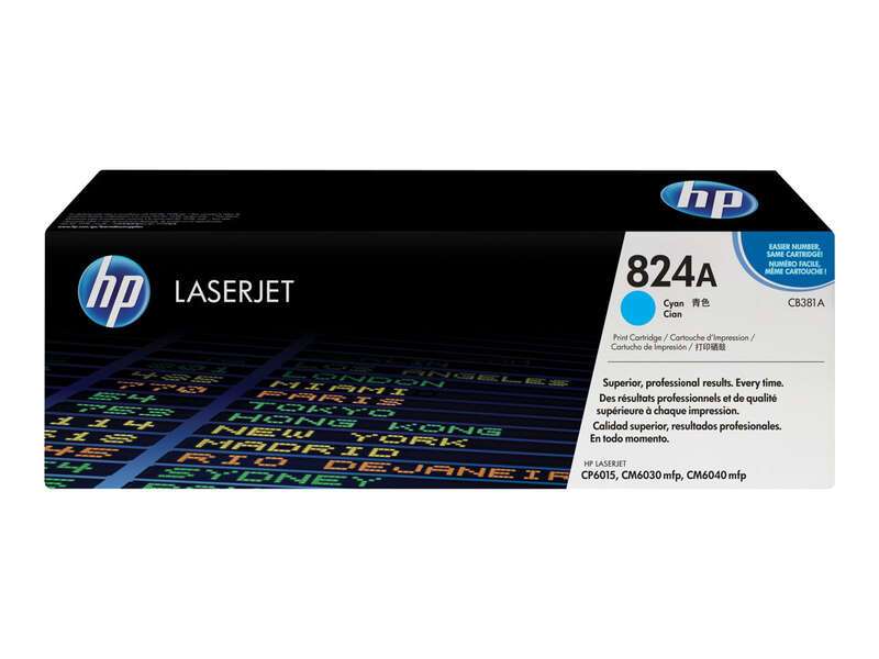 Cartuccia toner Originale HP CB381A Ciano - 824A