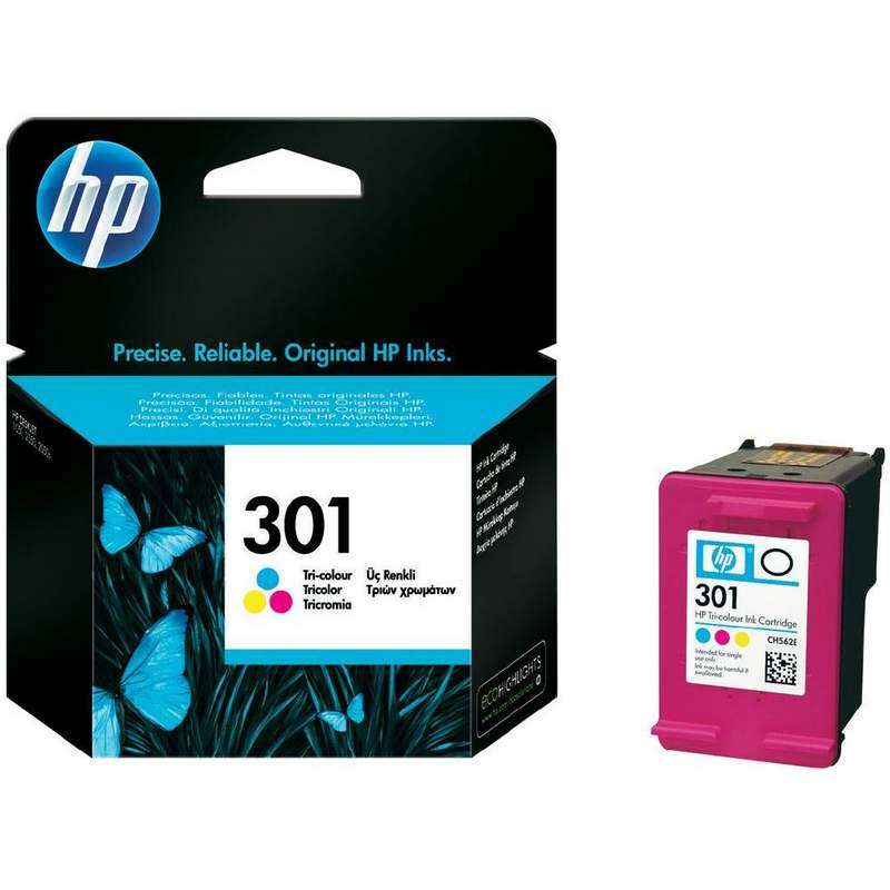 Cartuccia d'Inchiostro Originale HP 301 a colori - CH562EE