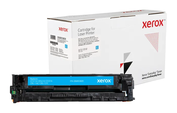 Xerox Everyday HP CB541A/CE321A/CF211A Cartuccia toner Compatibile Ciano - Sostituisce 125A/128A/131A