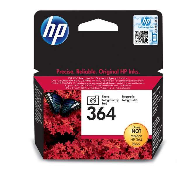 Cartuccia d'Inchiostro Originale HP 364 Nero - CB317EE