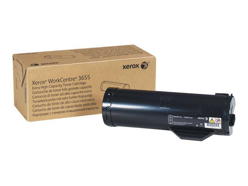Cartuccia toner originale Xerox WorkCentre 3655 Nero - 106R02740