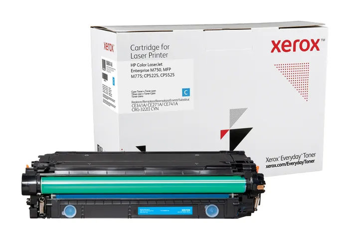 Xerox Everyday HP CE341A/CE741A/CE271A Cartuccia toner Compatibile in ciano - Sostituisce 651A/307A/650A