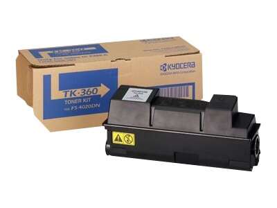 Cartuccia Toner Originale Kyocera TK360 Nero - 1T02J20EU0/1T02J20EUC