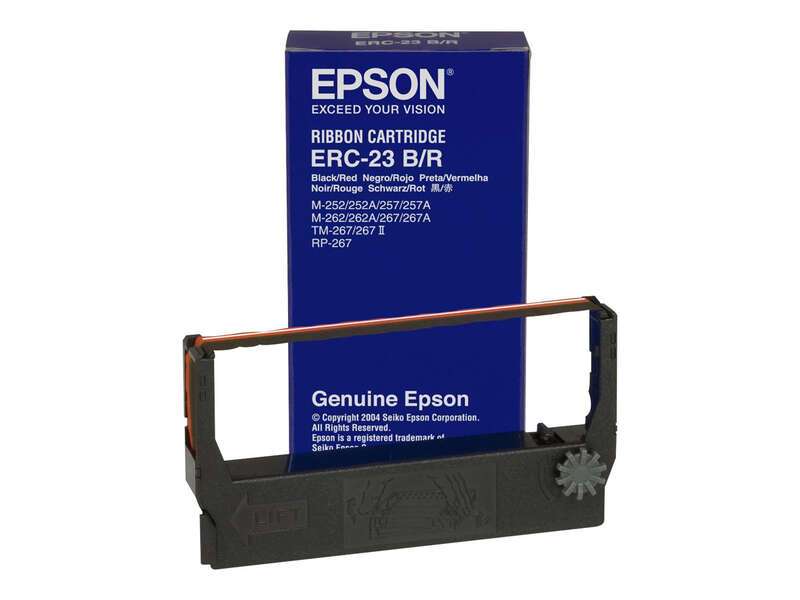 Nastro Epson ERC23 Nero/Rosso a matrice Originale - C43S015362