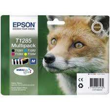 Epson T1285 Confezione da 4 Cartucce d'inchiostro Originali - C13T12854012