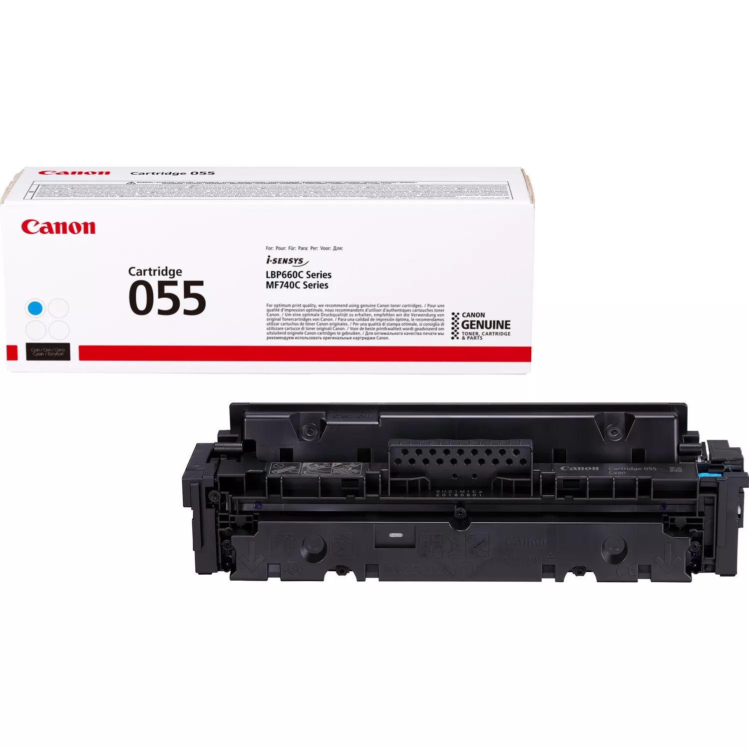 Cartuccia Toner Originale Canon 055 Ciano - 3015C002
