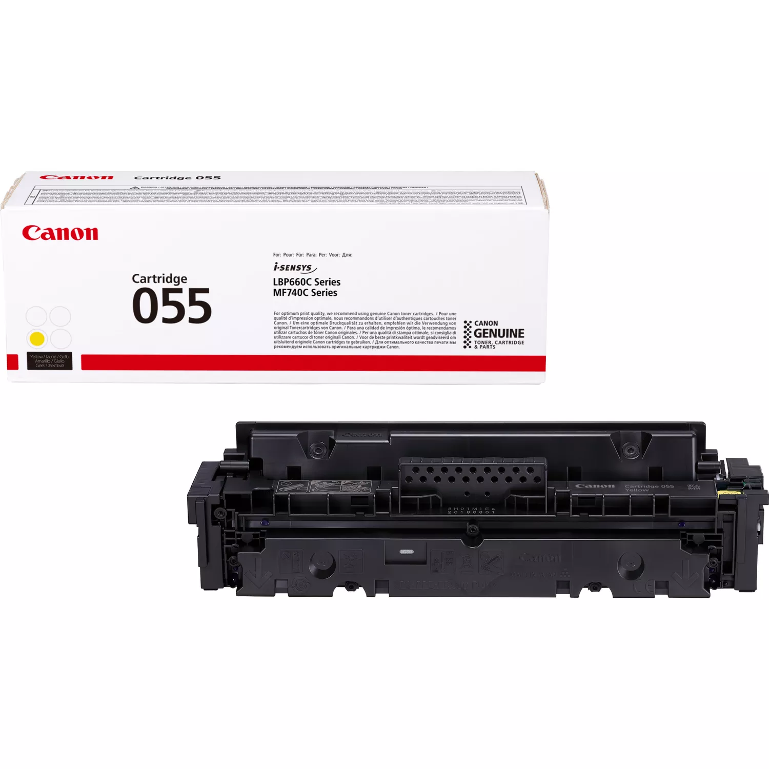 Cartuccia Toner Originale Canon 055 Giallo - 3013C002