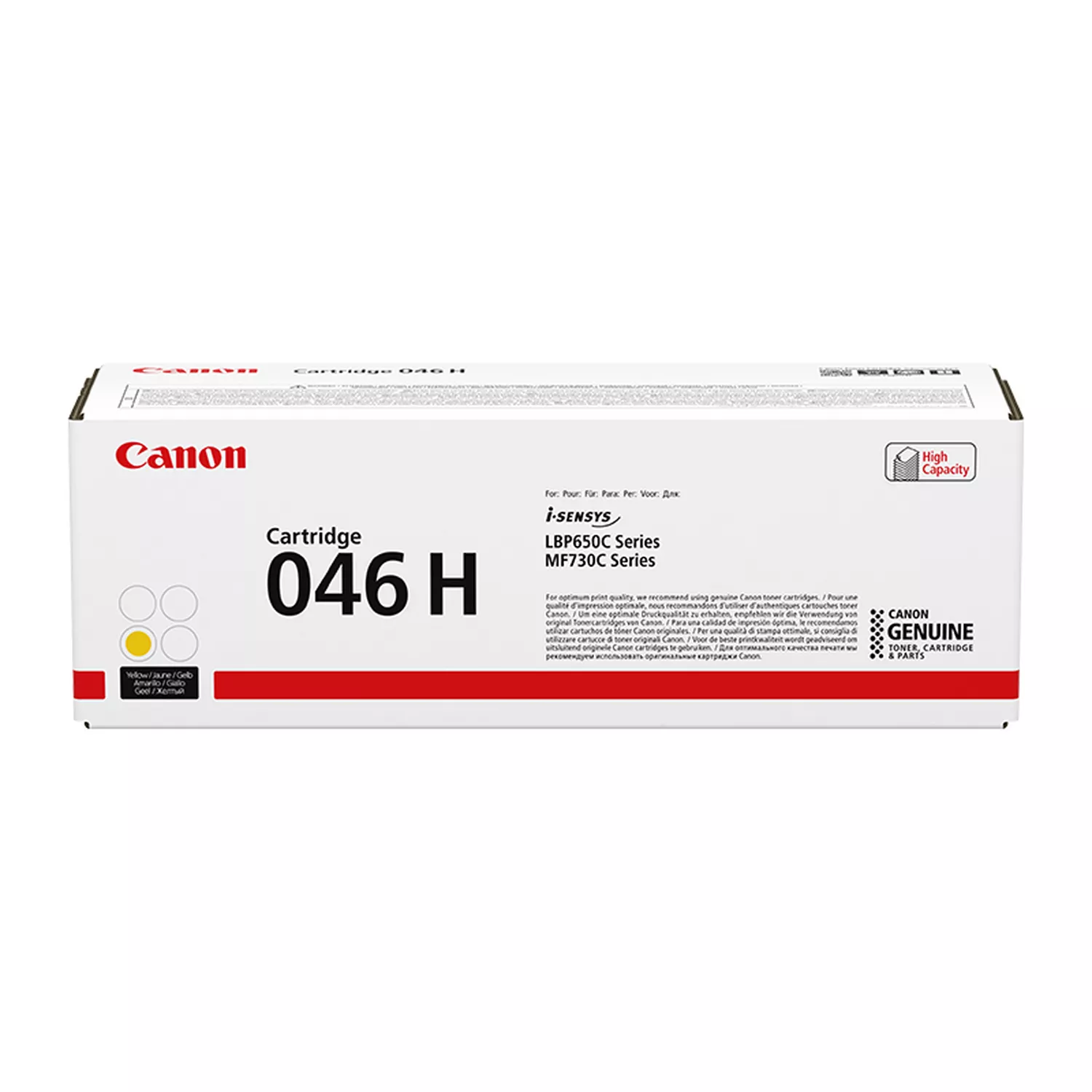 Cartuccia toner Originale Canon 046H Giallo - 1251C002