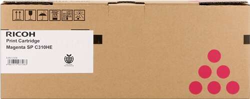 Ricoh Aficio SPC231/SPC232/SPC242/SPC310/ SPC311/SPC312/SPC320/SPC342 Cartuccia toner originale magenta - 407636/406481/SPC310M