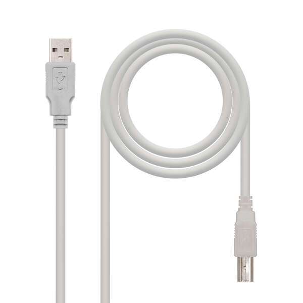 Nanocable Cavo Stampante USB-A 2.0 Maschio a USB-B Maschio 3m