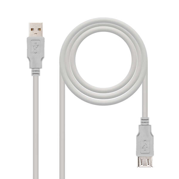 Cavo di prolunga Nanocable da USB-A 2.0 maschio a USB-A femmina 3m