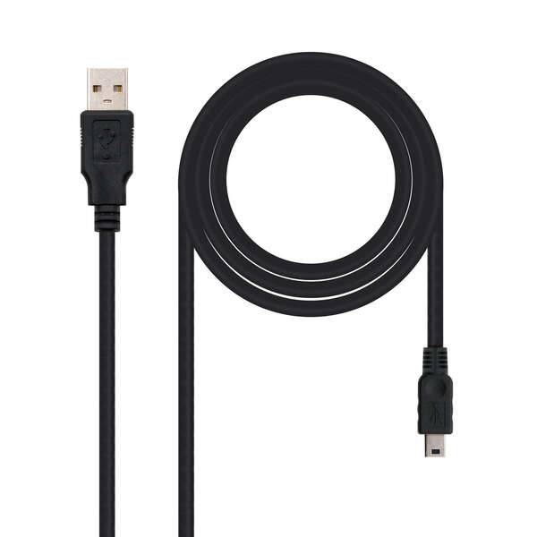 Nanocable Cavo USB-A 2.0 maschio a Mini-USB maschio 0