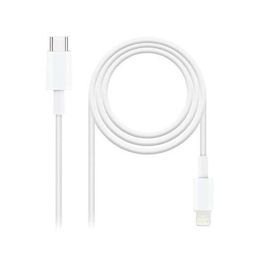 Nanocable Cavo da USB-C maschio a Lightning maschio 2 m - Colore bianco