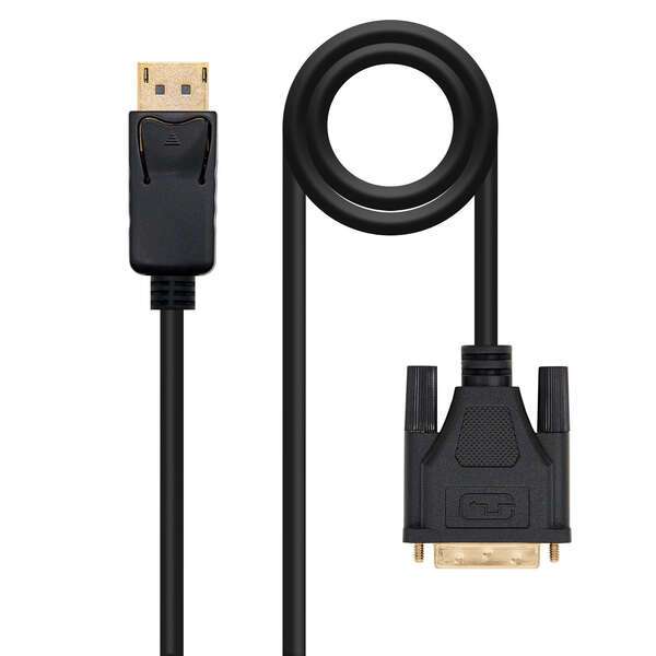 Nanocable Cavo convertitore DisplayPort maschio a DVI maschio 2 m - Colore nero