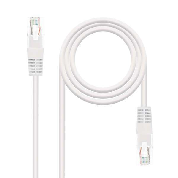 Nanocable Cavo di rete patch RJ45 Cat.6 UTP AWG24 1 m - Colore bianco