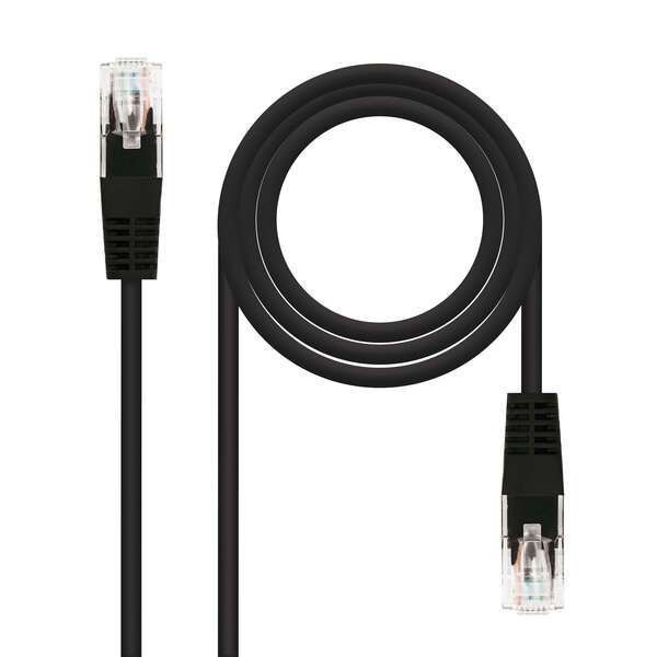 Nanocable Cavo di rete patch RJ45 Cat.6 UTP AWG24 3 m - Colore nero