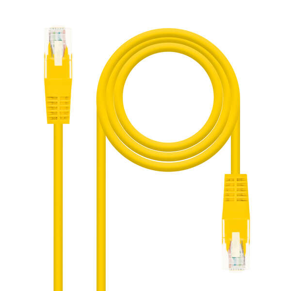 Nanocable Cavo di rete patch RJ45 Cat.6 UTP AWG24 3 m - Colore giallo