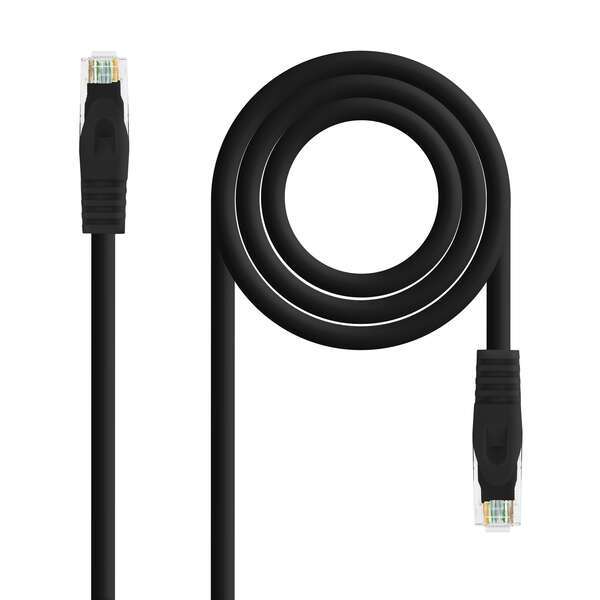 Nanocable Cavo di rete patch RJ45 LSZH Cat.6a UTP AWG24 3 m - Colore nero