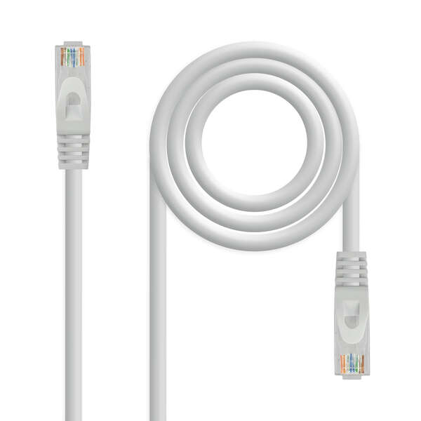 Nanocable Cavo di rete patch RJ45 LSZH Cat.6a UTP AWG24 7 m - Colore grigio