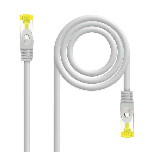 Nanocable Cavo di rete patch RJ45 LSZH Cat.6a SFTP AWG26 3 m - Colore grigio