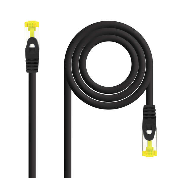 Nanocable Cavo di rete patch RJ45 LSZH Cat.6a SFTP AWG26 3 m - Colore nero