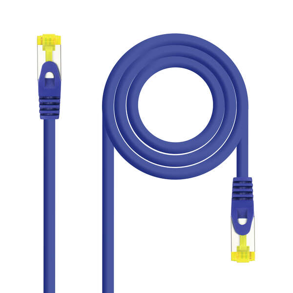 Nanocable Cavo di rete patch RJ45 LSZH Cat.6a SFTP AWG26 3 m - Colore blu