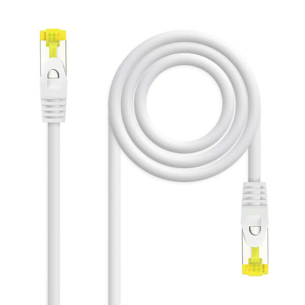 Nanocable Cavo di rete patch RJ45 LSZH Cat.6a SFTP AWG26 3 m - Colore bianco