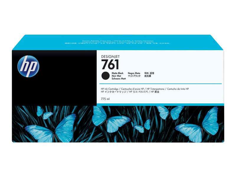 Cartuccia d'Inchiostro Originale HP 761 Nero Opaca - CM997A