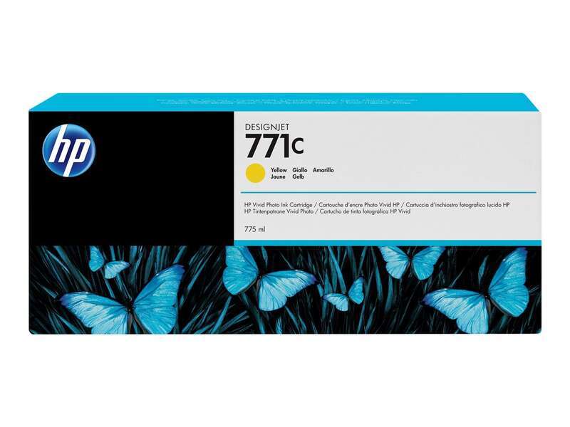 Cartuccia d'Inchiostro Originale HP 771C Giallo - B6Y10A