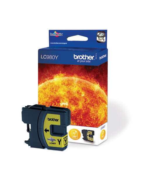 Brother LC980 Cartuccia d'Inchiostro Originale Giallo - LC980Y