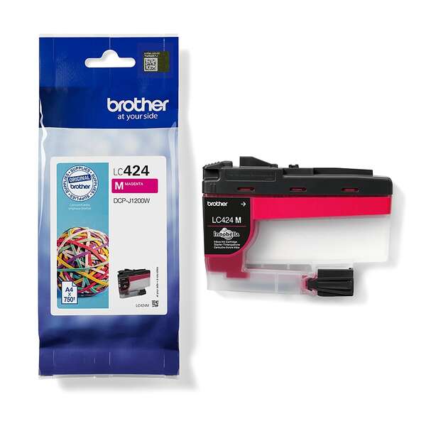Brother LC424 Magenta Cartuccia d'Inchiostro Originale - LC424M