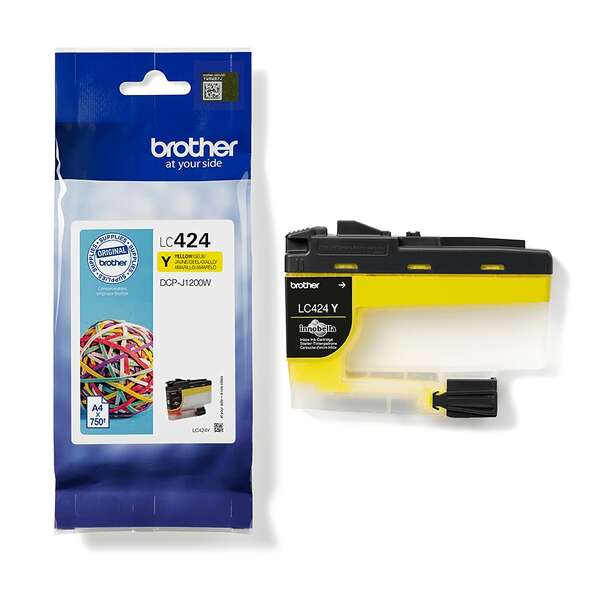 Brother LC424 Giallo Cartuccia d'inchiostro Originale - LC424Y