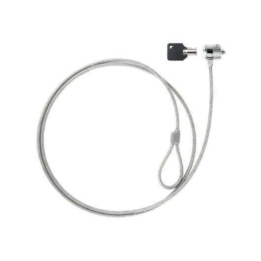 Cavo di sicurezza universale con chiave per laptop Tooq - Acciaio 4