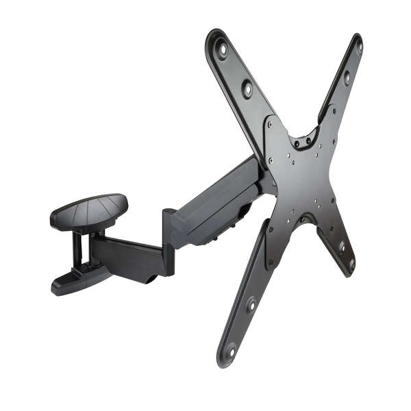 Supporto a parete Tooq con braccio articolato per TV 23"-55" - Girevole e inclinabile - Pistone a gas - Peso massimo 30 kg - VESA 400x400 mm - Colore Nero