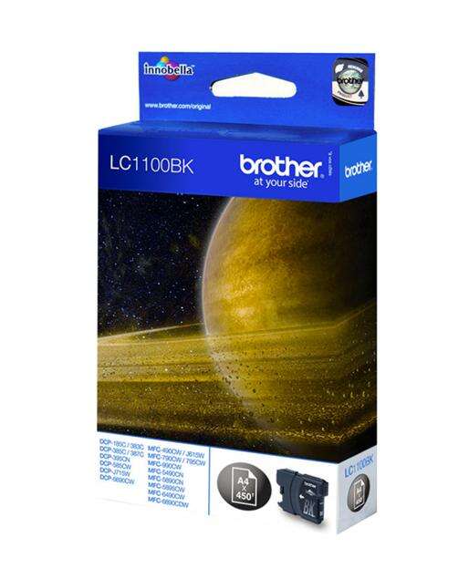 Cartuccia d'inchiostro originale Brother LC1100 Nero - LC1100BK
