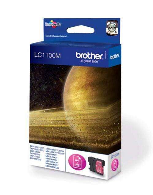 Brother LC1100 Cartuccia d'Inchiostro Originale Magenta - LC1100M