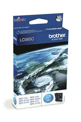 Brother LC985 Cartuccia d'inchiostro originale ciano - LC985CBP