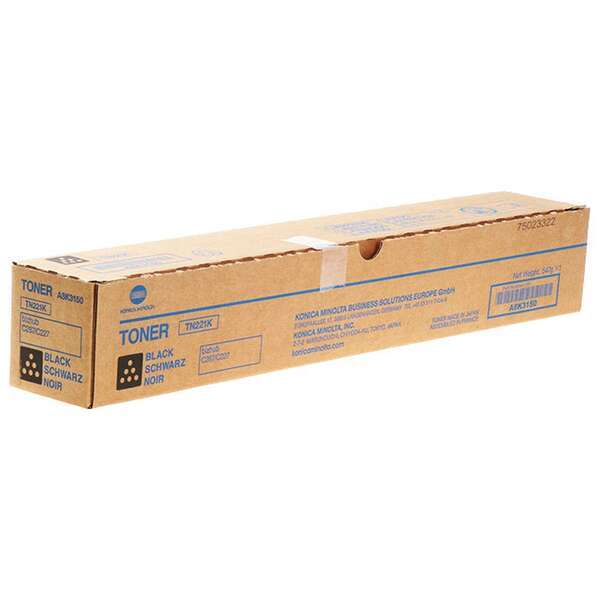 Konica Minolta TN221 Cartuccia toner Originale Nero - TN221K/A8K3150