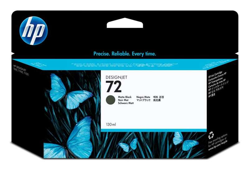 Cartuccia d'Inchiostro Originale HP 72 Nero Opaca - C9403A