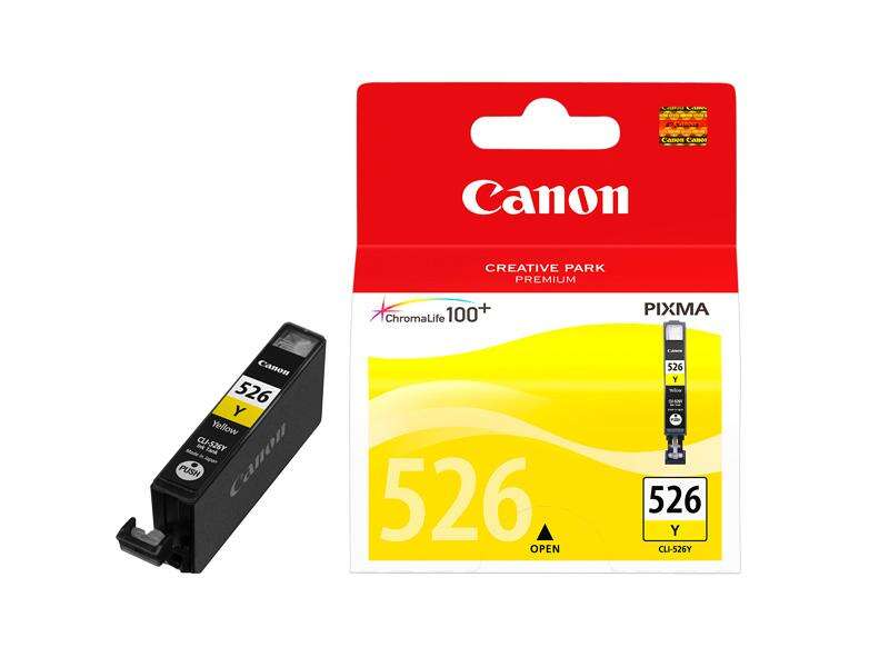 Cartuccia d'inchiostro originale Canon CLI526 Giallo - 4543B001