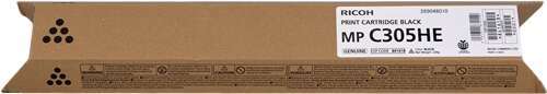 Ricoh Aficio MP-C305/MP-C305SPF Cartuccia Toner Originale Nero - 842079/841618/MPC305HEBK
