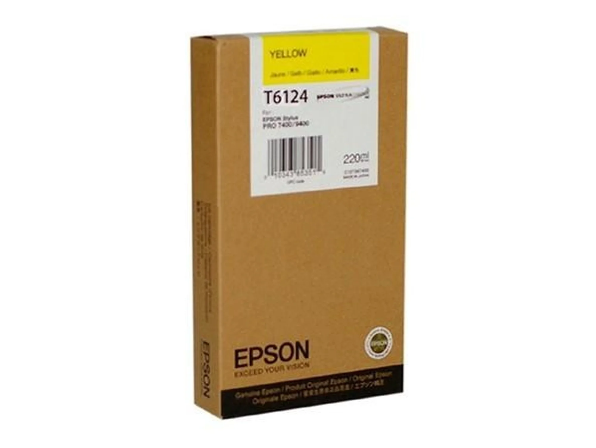 Epson T6124 Cartuccia d'inchiostro Originale Giallo - C13T612400